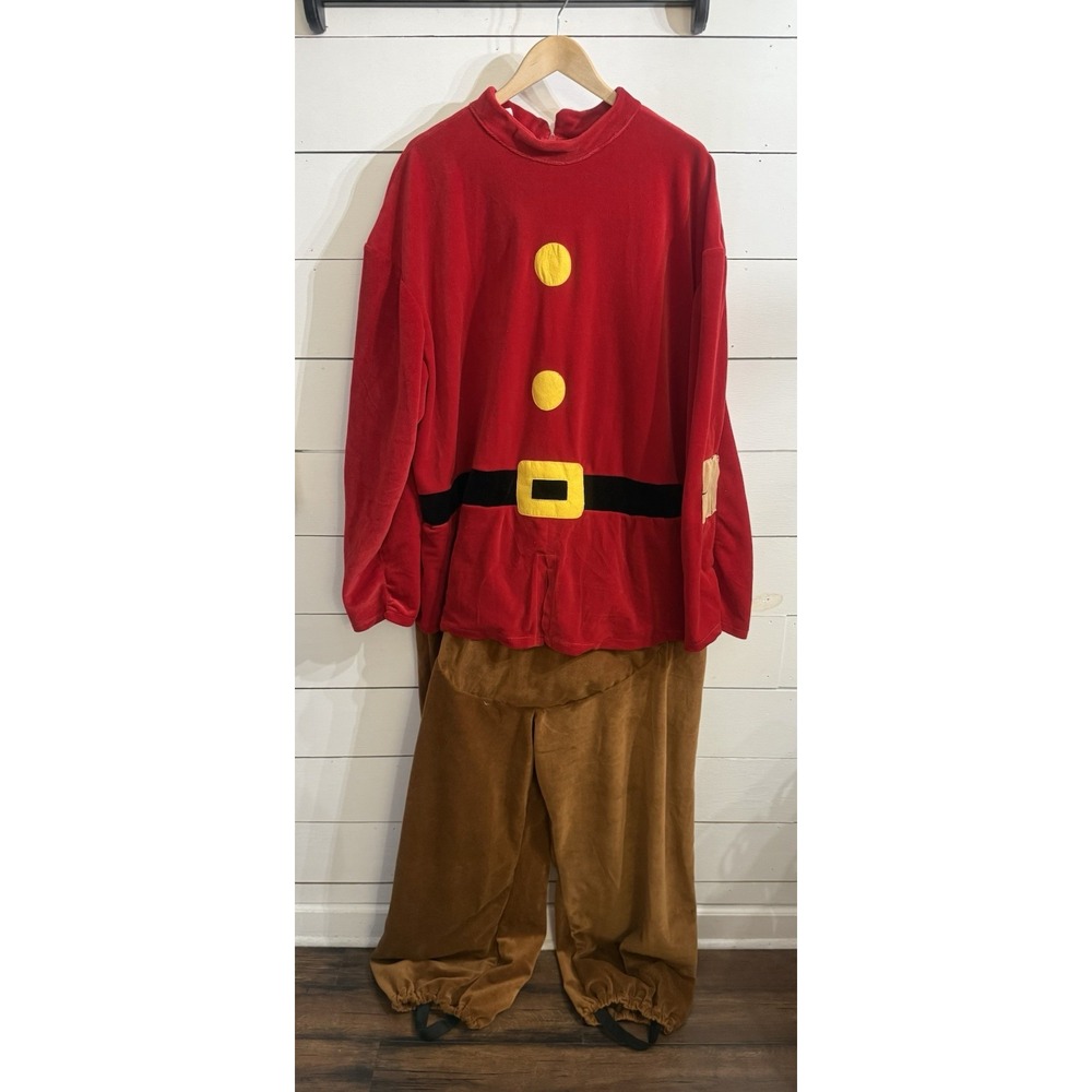 Disney Store Grumpy Halloween Costume Adult Men's XXL Snow White Velvet 2XL